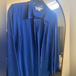 Diane von Furstenberg 100% silk blouse